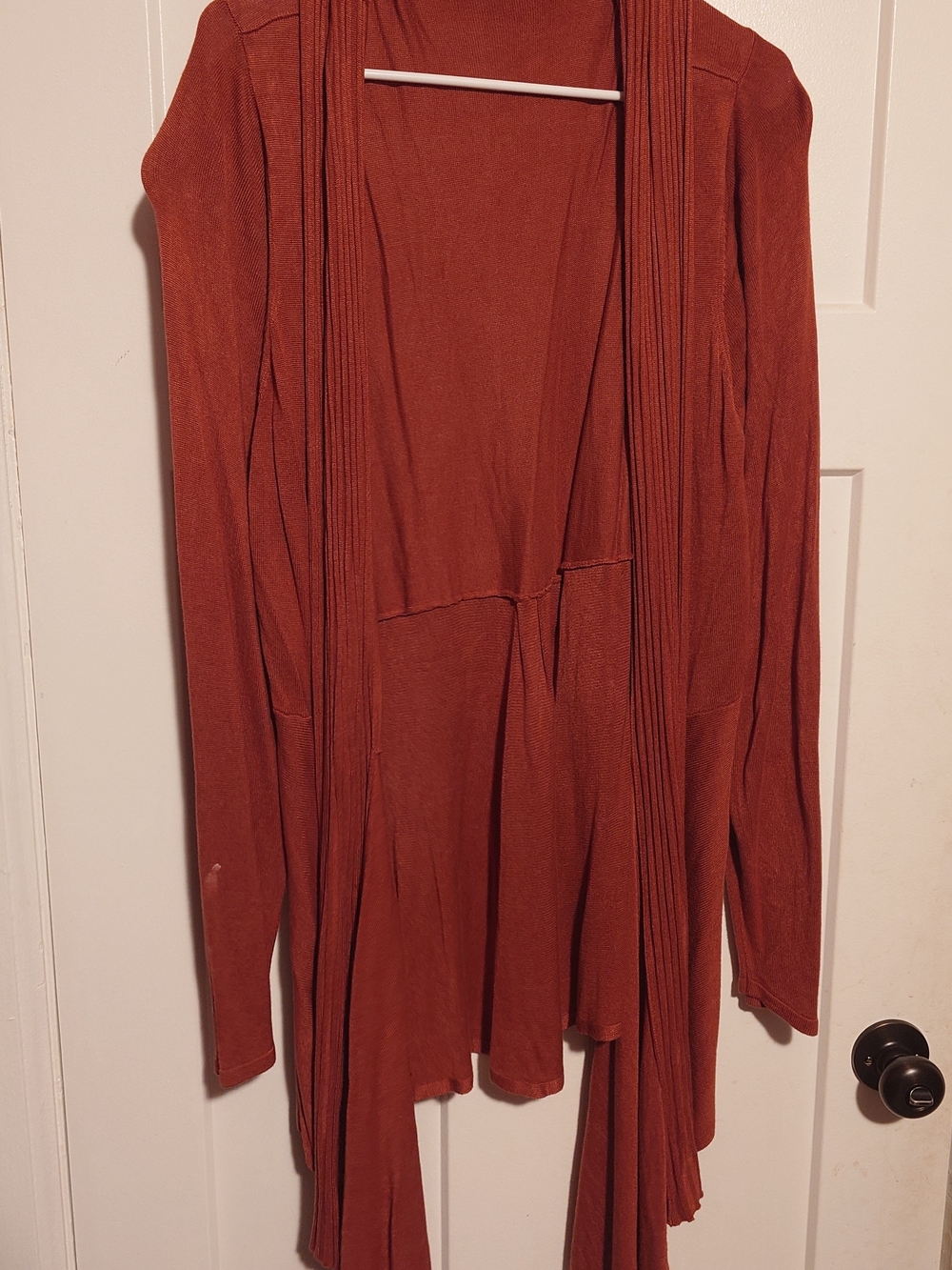 Attitudes by Renee Rust Draped Open-Front Cardigan